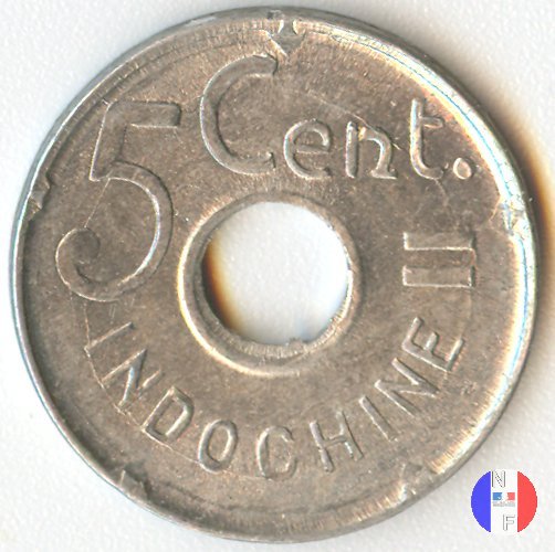 5 centesimi - Etat français 1943 (Hanoi)