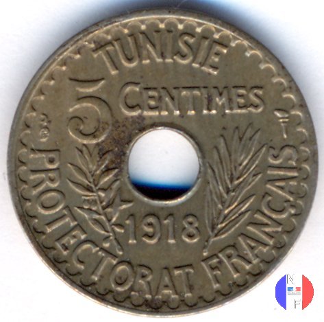 5 centesimi - II tipo 1918 (Parigi)