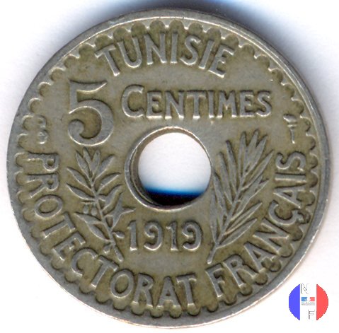 5 centesimi - II tipo 1919 (Parigi)