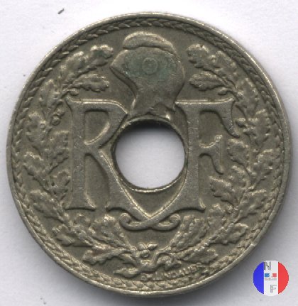 5 centesimi Lindauer - maillechort 1939 (Parigi)