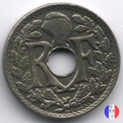 5 centesimi Lindauer - piccolo modulo 1921 (Parigi)