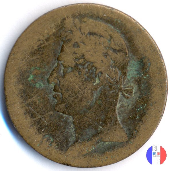 5 centesimi 1825 (Parigi)