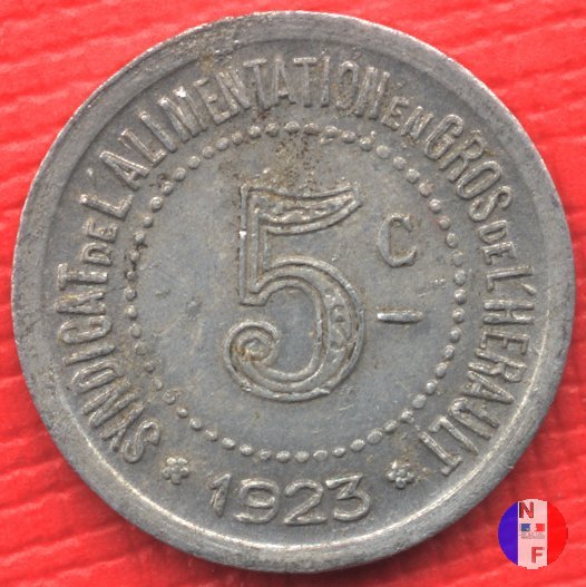 5 centesimi 1923