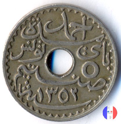 5 centesimi 1933 (Parigi)