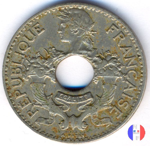 5 centesimi - maillechort 1938 (Parigi)