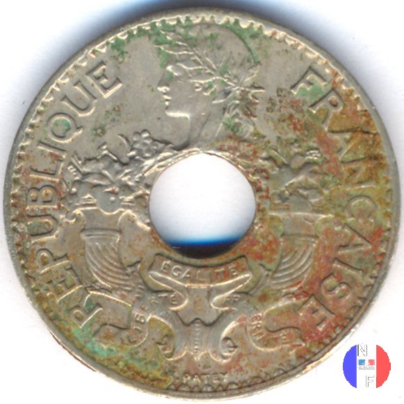 5 centesimi - maillechort 1939 (Parigi)