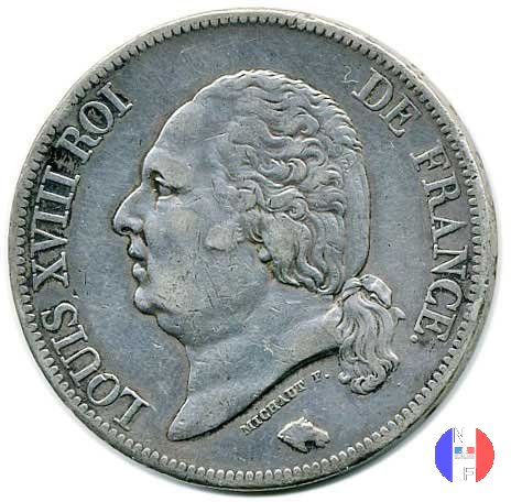 5 franchi 1821 (Parigi)