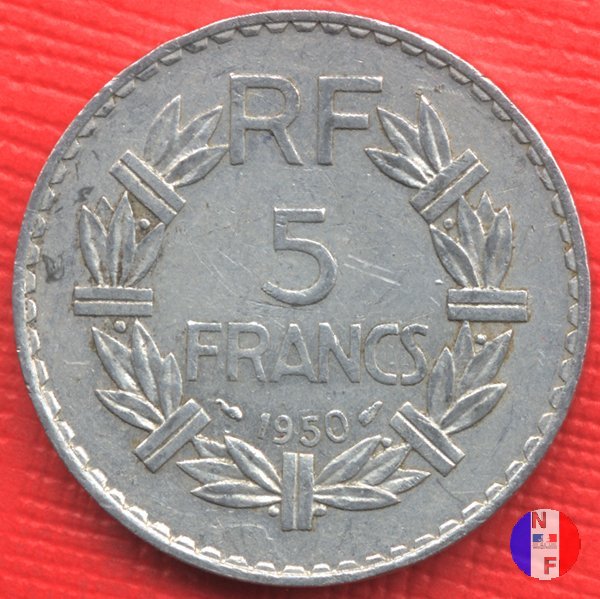 5 franchi 1950 (Parigi)
