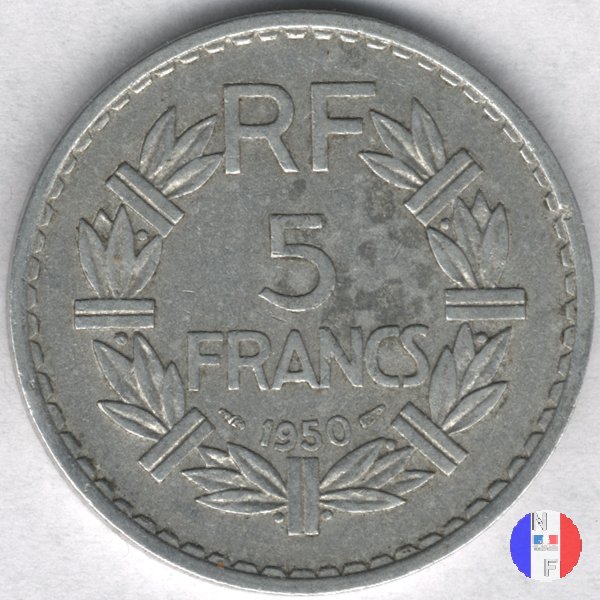 5 franchi 1950 (Parigi)