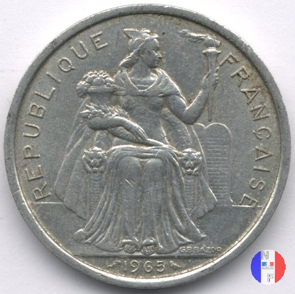 5 franchi 1965 (Parigi)