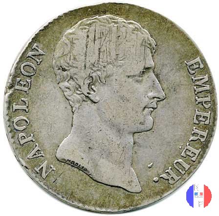 5 franchi - testa nuda 1803-1804 (Tolosa)