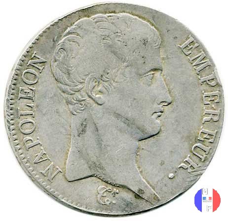 5 franchi - testa nuda 1806 (Strasburgo)