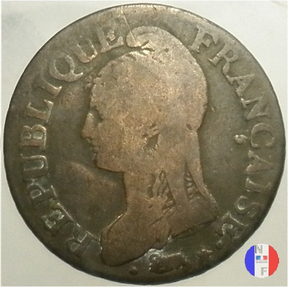 5 centesimi Dupré 1796-1797 (Orleans)