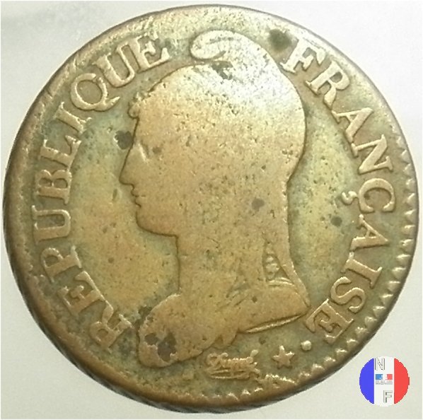 5 centesimi Dupré 1798-1799 (Lilla)