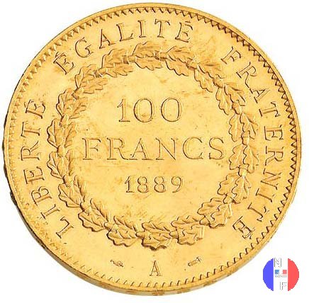 100 franchi Genio 1889 (Parigi)