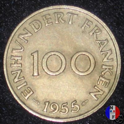 100 franchi 1955 (Parigi)