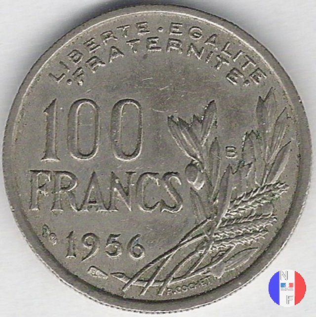 100 franchi 1956 (Beaumont Le Roger)