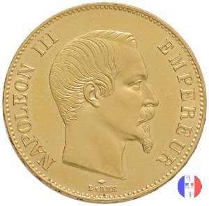 100 franchi - testa nuda 1859 (Parigi)