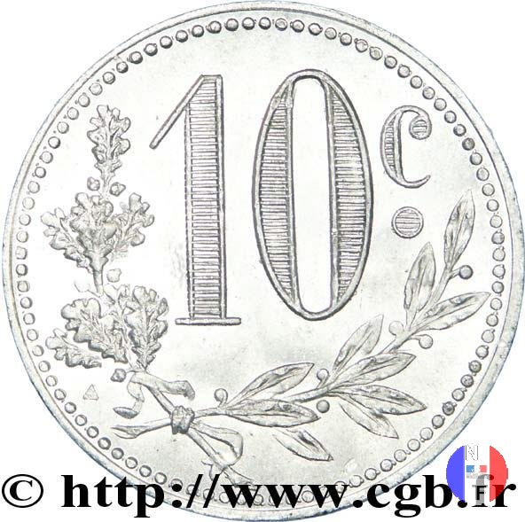 10 centesimi - Algeri 1916 (Algeri)