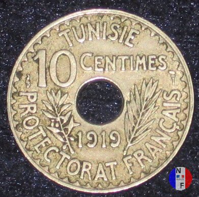 10 centesimi - II tipo 1919 (Parigi)