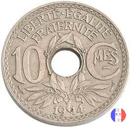 10 centesimi Lindauer 1914 (Parigi)