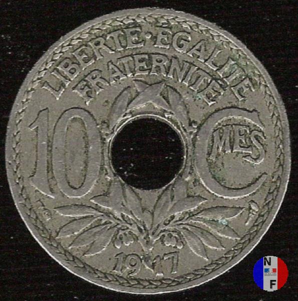 10 centesimi Lindauer 1917 (Parigi)