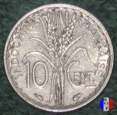 10 centesimi - Marianna con ulivo 1939 (Parigi)