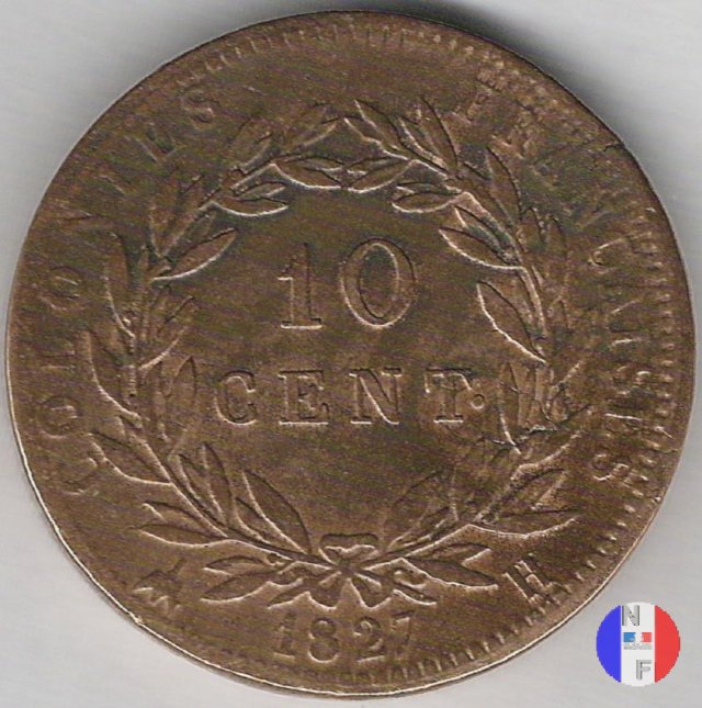 10 centesimi 1827 (La Rochelle)