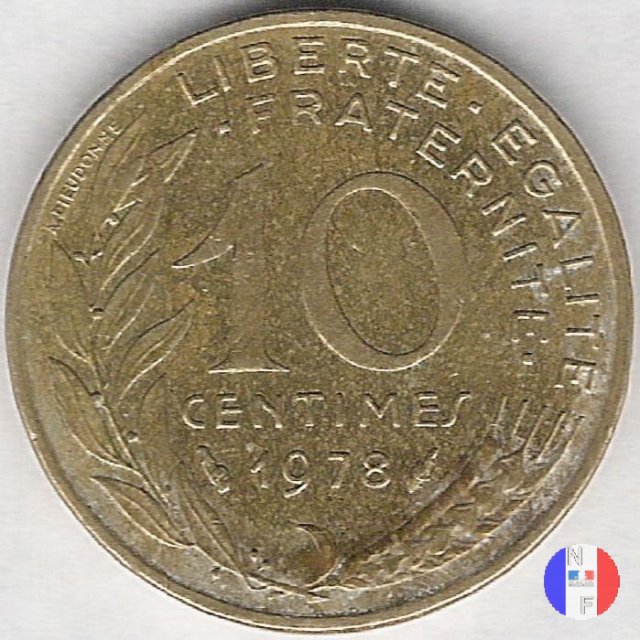 10 centesimi 1978 (Pessac)