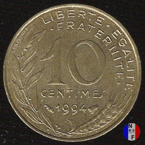 10 centesimi 1994 (Pessac)