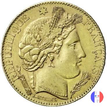 10 franchi Cerere 1895 (Parigi)