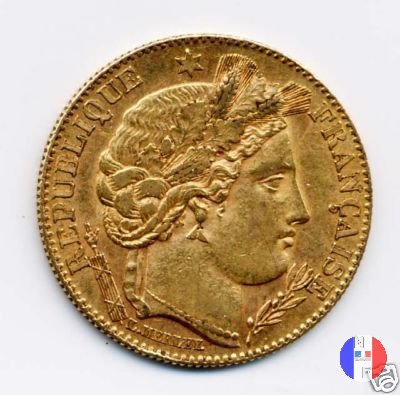 10 franchi Cerere 1899 (Parigi)