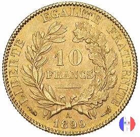 10 franchi Cerere 1899 (Parigi)