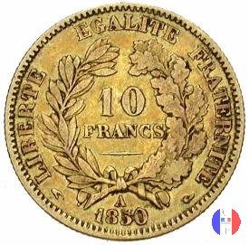 10 franchi 1850 (Parigi)