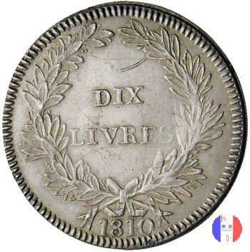 10 livres "Piastra Decaen" 1810 (Port Louis)