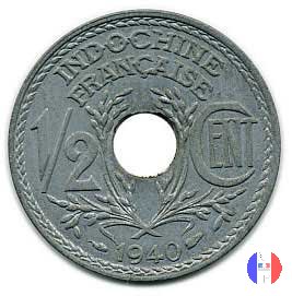 1/2 centesimo - zinco 1940 (Parigi)