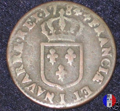 12 deniers (sol) 1784 (Limoges)