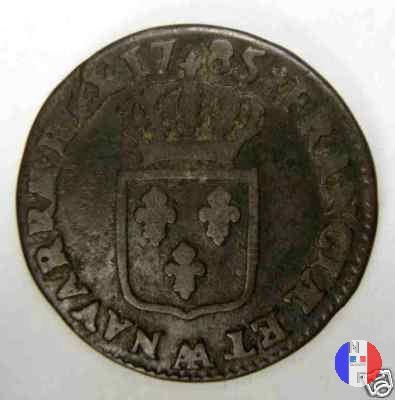 12 deniers (sol) 1785 (Metz)