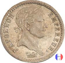 1/2 franco - testa laureata, tipo Empire 1811 (Torino)