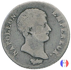 1/2 franco - testa nuda 1805 (Torino)