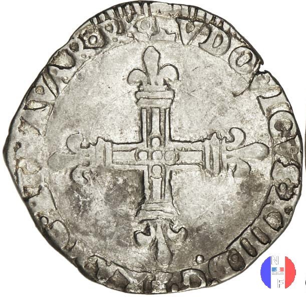 1/4 di scudo di Navarra 1615 (Saint Palais)