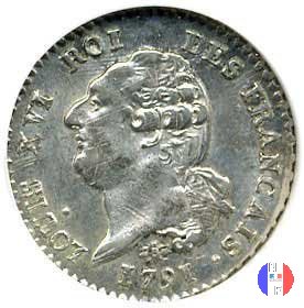 15 sols - tipo français 1792 (Lione)