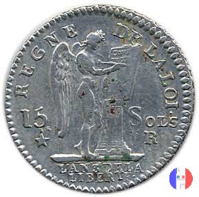 15 sols - tipo françois 1791 (Orleans)