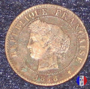 1 centesimo Cerere 1878 (Parigi)