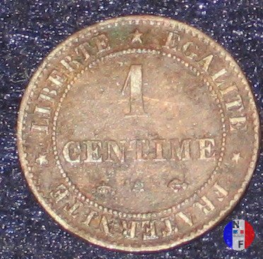 1 centesimo Cerere 1878 (Parigi)