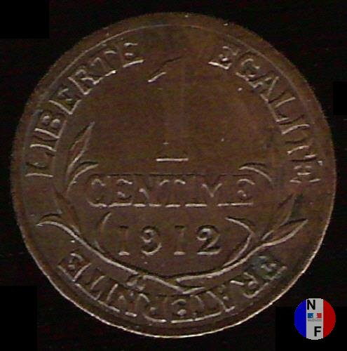 1 centesimo Dupuis 1912 (Parigi)