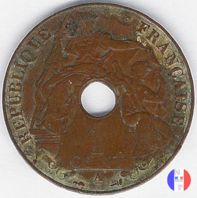 1 centesimo - II tipo 1921 (Parigi)