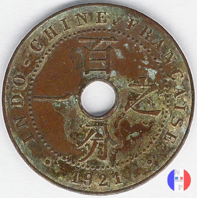 1 centesimo - II tipo 1921 (Parigi)