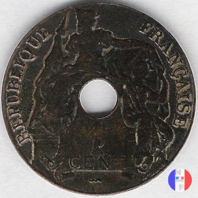 1 centesimo - II tipo 1922 (Poissy)