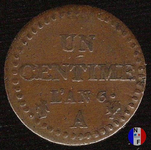 1 centesimo 1797-1798 (Parigi)